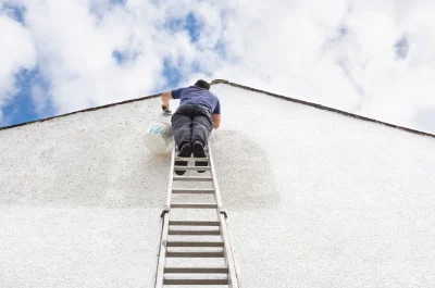 Peinture extérieure au Tréport — façades et ravalement
